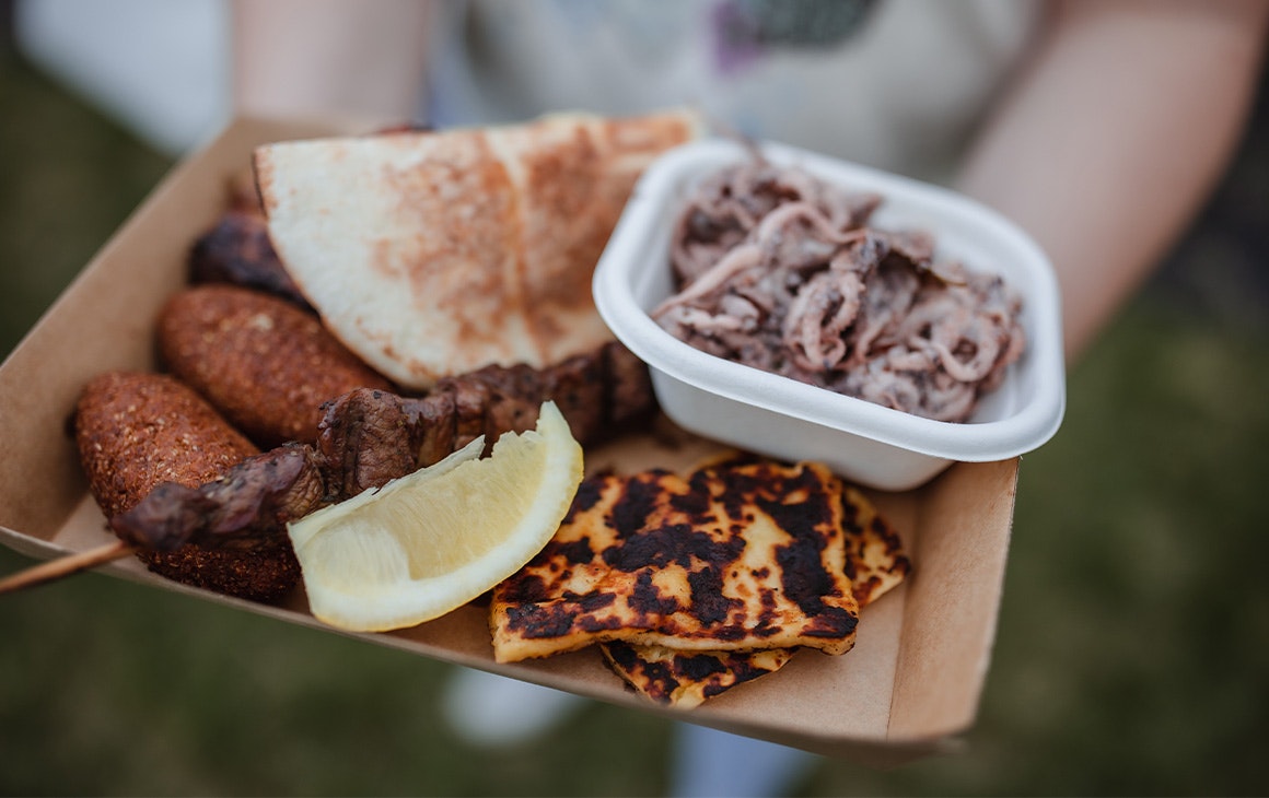 a box of greek bites